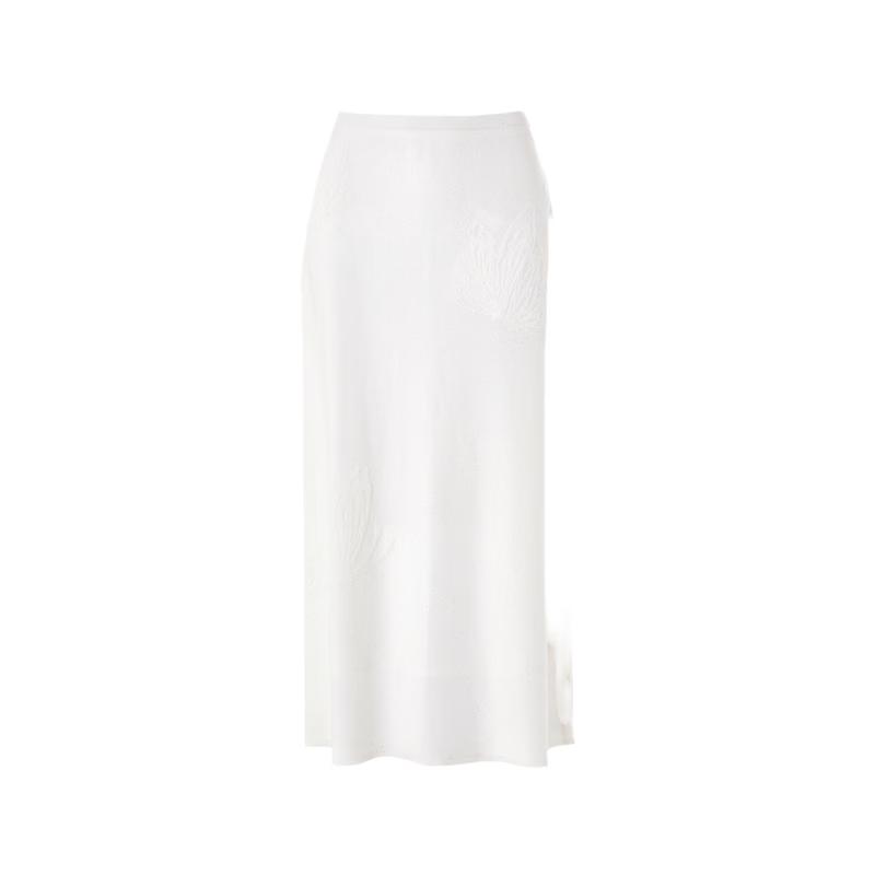 

Langzi Jacquard Knit H-Line Sequin Skirt S
