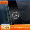 EZB2 2025 Hot 2Pcs Car Emblem Center Pillar Sticker Anti-scratch Protective Film For Mercedes Benz AMG W206 W203 W205 W220 W211 W212