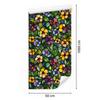 Wallpaper Stained Glass Flowers Bottle Green and Olive 50x1000