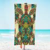 Abstract Art Graffiti Animal Print Oversized  Microfibre Beach Towel,Extra Large Towel Light Travel Towel for Adults Beach Gifts