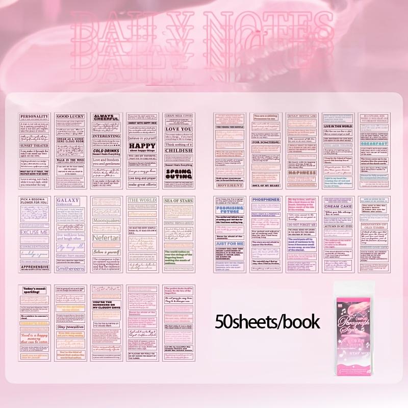 

50 Sheets PET Transparent Glitter Sheets - Sparkling Flash Plastic Scrapbook Paper with Irregular Shapes,Glossy for Scrapbooking