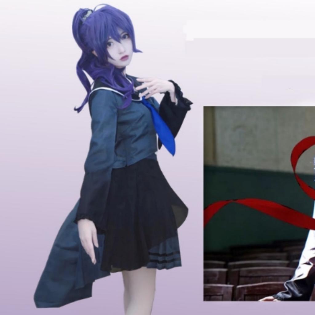 Asahina Mafuyu Cosplay Costume Wig Anime Project Sekai Colorful Stage Cosplay Halloween Party Uniform for Women Girls