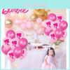 Pretty Pink Barbie Latex Balloons For Girls Birthday Party Decorations