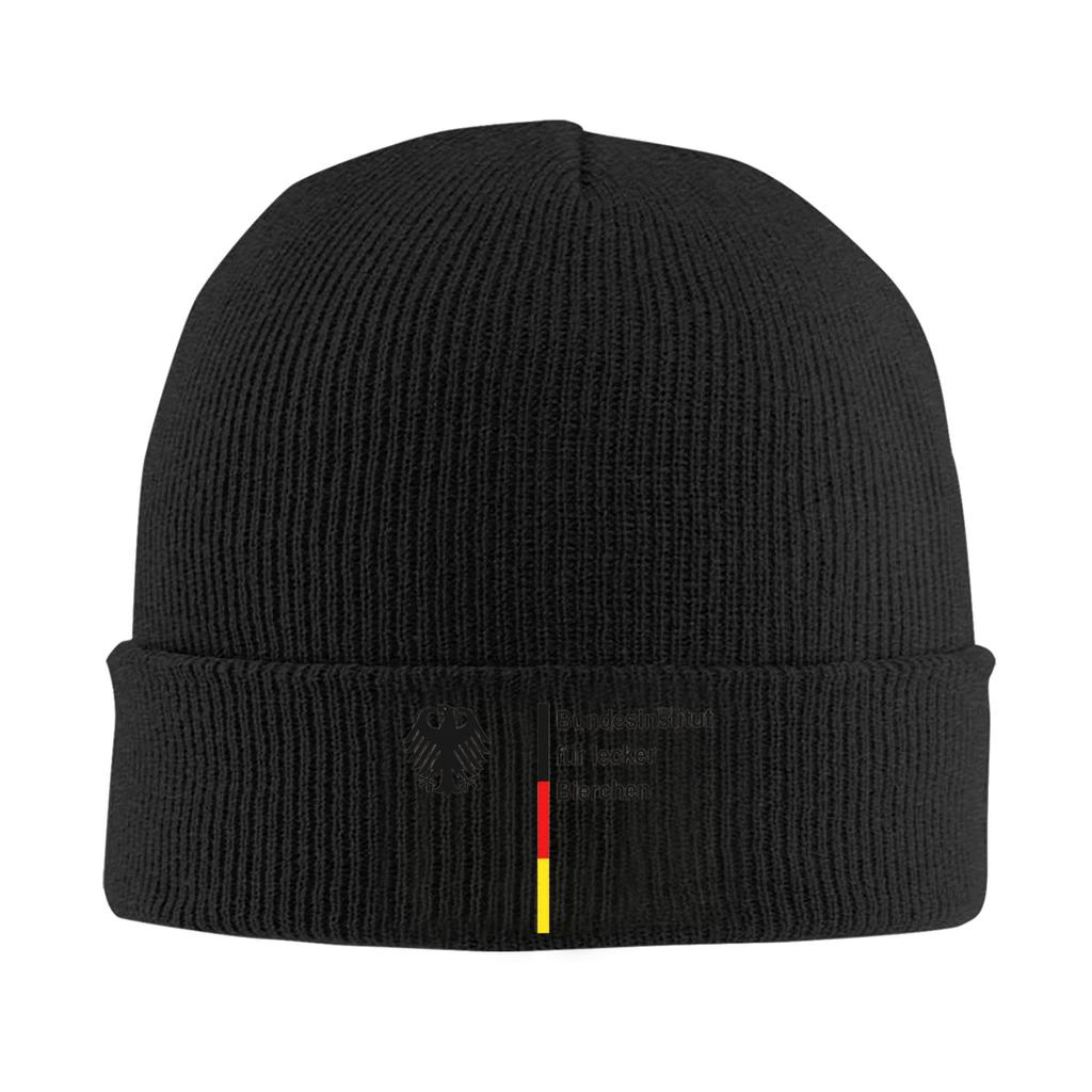 Vintage German-Federal Institute for Delicious Beers Beanie Hats  Bonnet Hats Unisex Women Skullies Beanies Autumn Head Wrap Caps
