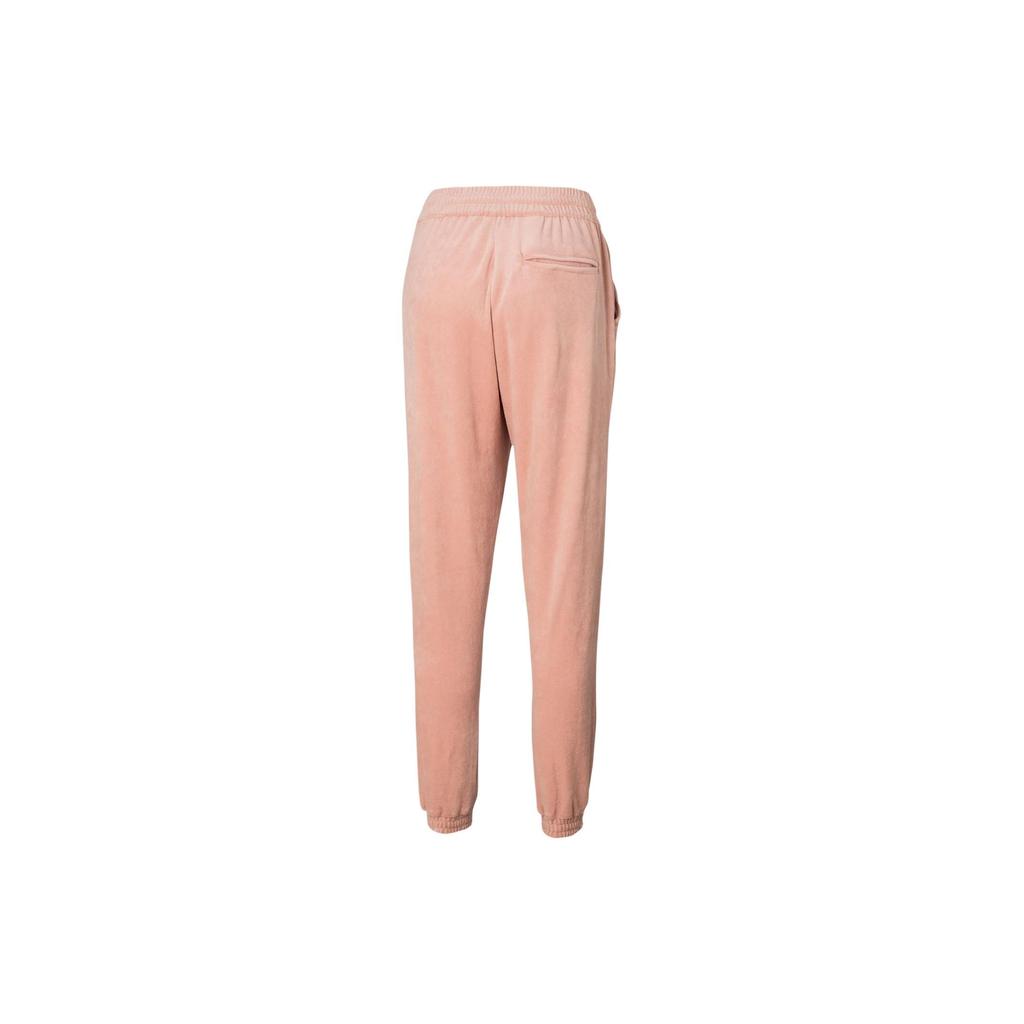 Adidas Originals Colorblock Letter Print Comfort Knit Joggers Women Bottoms Pink GI0982