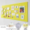 Vertical Stripe Felt Board – No-Punch Photo Display for Living Room & KTV Decor