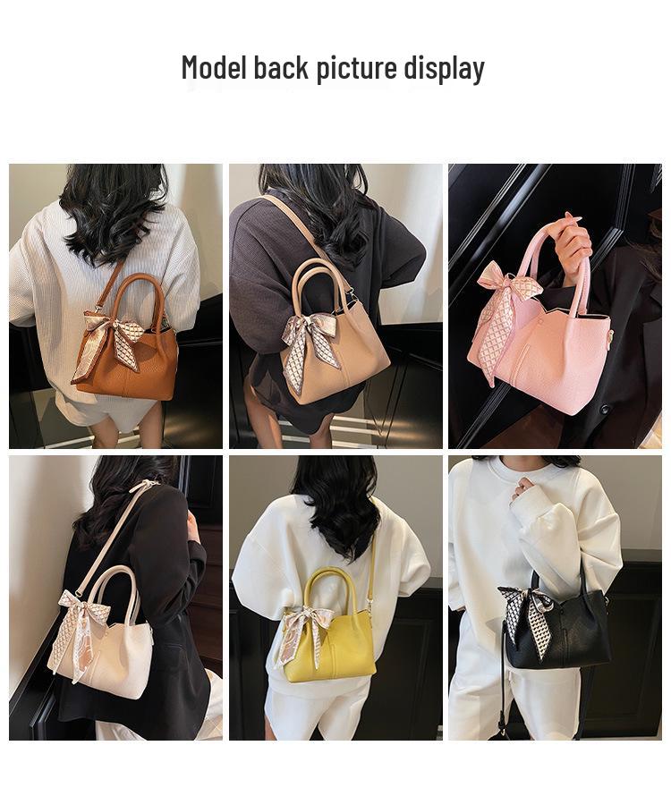 2025 Women's Premium Korean Fashion Handheld Tote: Large Capacity Crossbody for Work & Commute