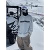 Ice Degree Waterproof Windproof Oversize Ski Sweatshirt for Men & Women - Breathable, White, Trendy