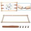 Needlepoint Embroidery Rack, Scroll Frames for Cross Stitches, Hard Wood Needlepoint Stretcher Frame Quilting Hoop Stand