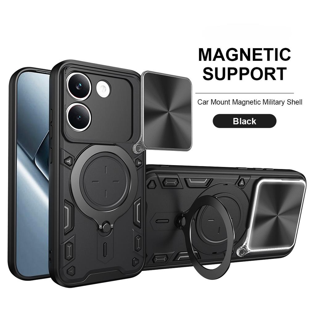 Finger Ring Cover Funda Coque Case for Xiaomi POCO X8 Pro MAX X7 M8 Pro F8 Ultra Anti-Drop Kickstand Cases
