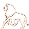 4Pcs  Animal Theme Happy Birthday Acrylic Wood Cake Topper Giraffe Cake Toppers