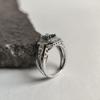 Silberring mit London Blue Topas 1,084ct, Gewicht des Artikels 4,8 g (2195993)