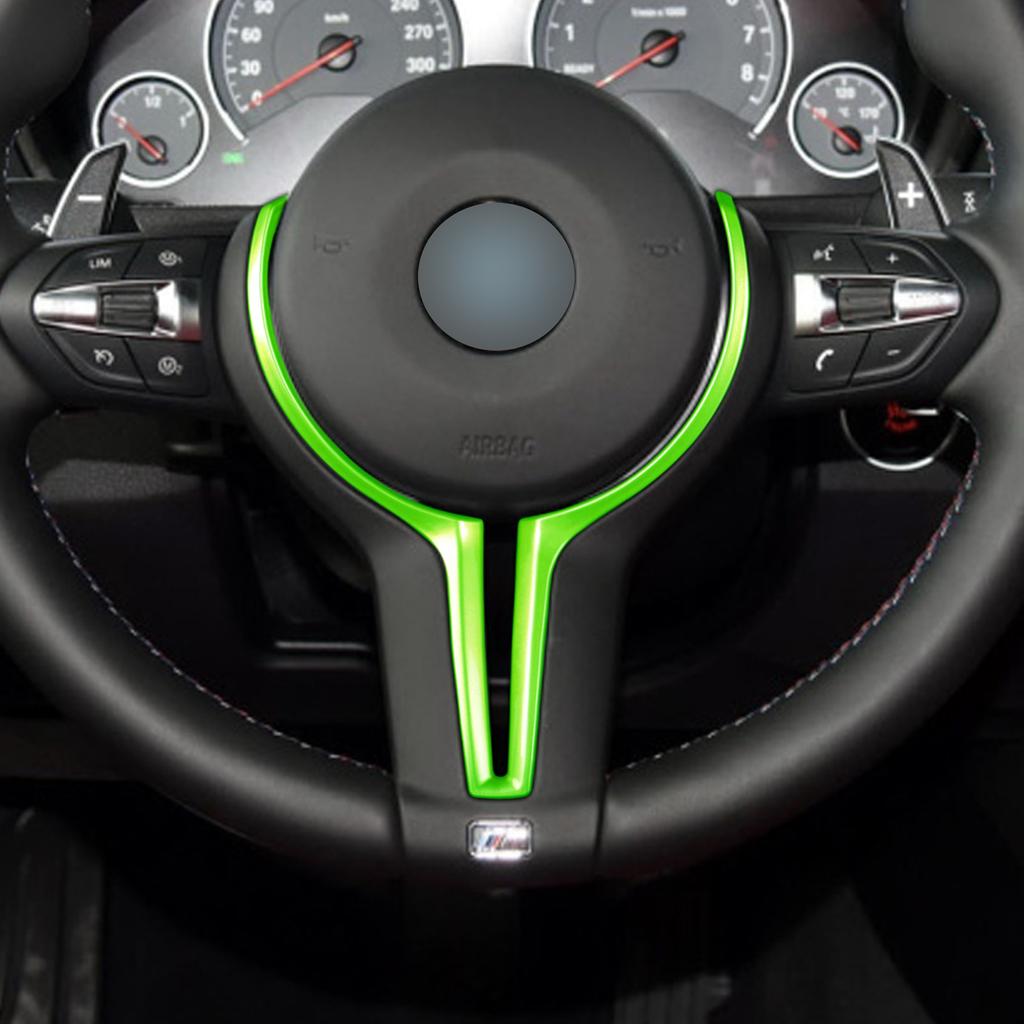 Auto Lenkrad Trim Auto Innere Abdeckung Carbon Faser Für BMW M Serie M2 M3 M4 M5 F80 F82 F87 T-förmigen Dekoration