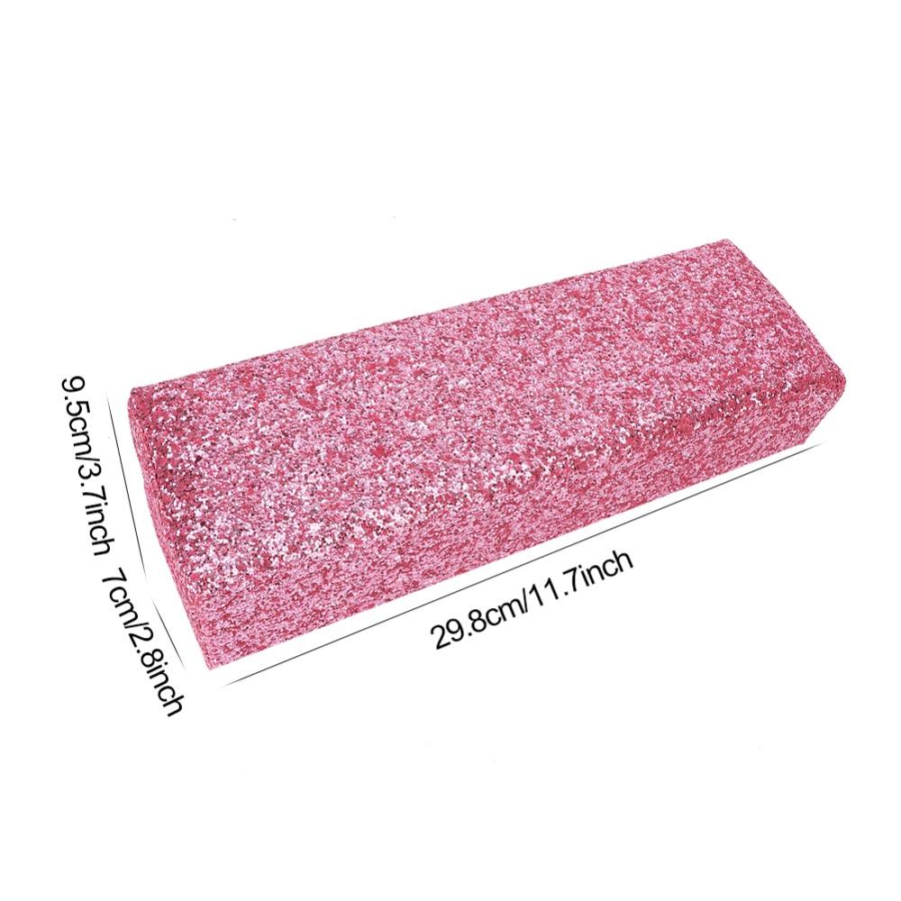 Easy To Clean Manicure Hand Pillow Portable Size Hand Holder Pad Nail Hand Rest For Nail Salon розовый
