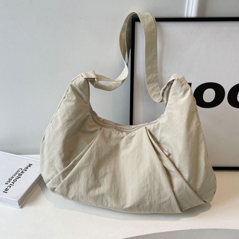 Tote Bag Casual Dumpling Bag Large Capacity Oxford Cloth Underarm Bag Nylon Shoulder Bag  Travel