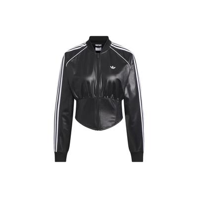 Originals Κορσές Sst Αθλητικό Μπουφάν Track Top Color Block Πλεκτό Αθλητικό Μπουφάν Γυναικεία Τοπ Μαύρο IX1904