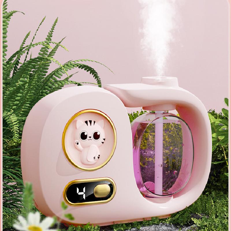 Animal Theme Aromatherapy Diffuser With Rechargeable Waterless Smart Oil For Home Use