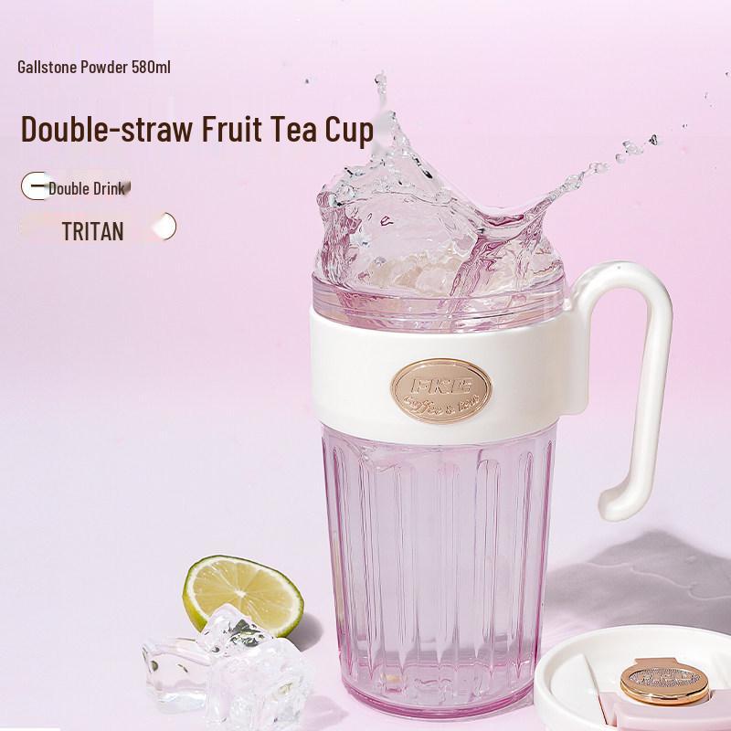 FKC Portable Tritan Travel Cup for Coffee, Cold Brew, and Fruit Tea 580ml