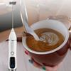 Handmilchaufschäumer für Kaffee, wiederaufladbarer Getränkemixer mit 3 Köpfen, 3 Geschwindigkeiten, elektrischer Schneebesen, Kaffee-Aufschäumer für Latte, langlebig