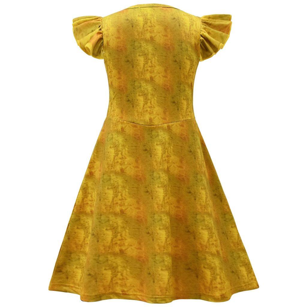 26313 Kids Girls Five Nights at Freddy's Yellow Bear Dress