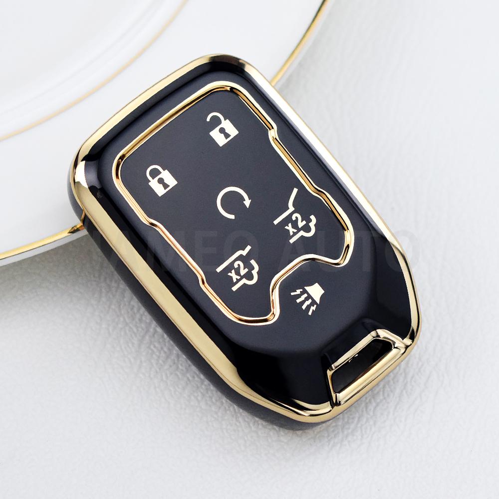 TPU Auto Fernbedienung Schlüssel Fall Abdeckung für GMC Acadia Tahoe Yukon Suburban Silverado Sierra Terrain für Chevrolet Zubehör