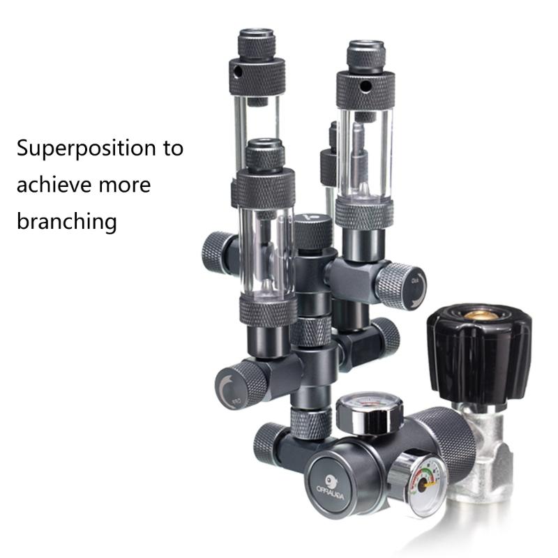 Two Way CO2 Regulator Check Valves For Hydroponic Systems And Tanks Corrosion Resistant Acrylic J0MC