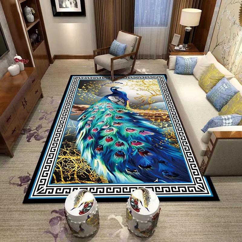 Großer neuer chinesischer Teppich, mit Blumen und Vögeln und kreativem Muster, Wohnzimmer-Matte, Heimdeko-Teppich, Bodenbelag für verschiedene Szenen