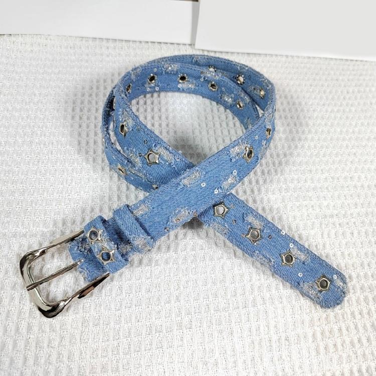 Vintage Punk Star Belt Eye-catching Decorative Pants Waist Chain Fashion Women Jeans Waistband Adjustable Waist Belt