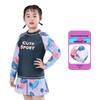 Plus Size Kids' Quick-Dry UPF50+ Swimsuit: Comfortable, High Elasticity, Non-Binding Sun Protection for Chubby Kids, Short & Long Sleeve Options