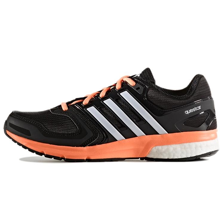 (WMNS) adidas Questar Black White Orange Women s S76733 EU 37⅓