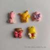 Small Cute Cartoon Resin Accessories for DIY: Phone Case, Hair Clip, Pendant, Crocs, Water Cup Ornament