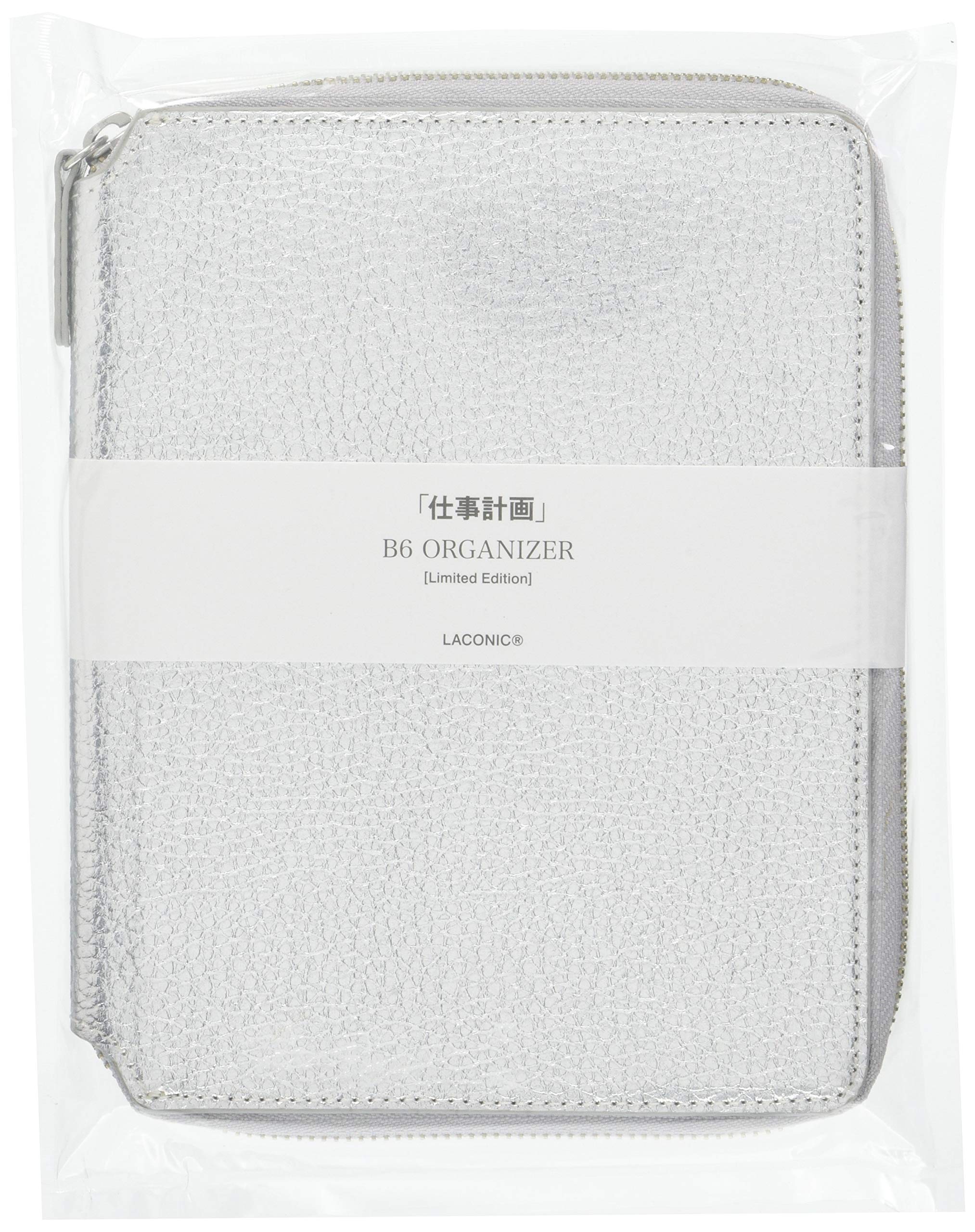 Laconic Notebook Cover B6 Synthetic Leather Silver LDC02-270SV