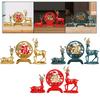 Deer Statues Reindeer Figurines Cabinet Desktop Centerpiece Animal Figure Elk Sculpture for