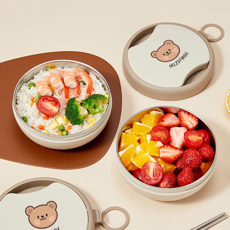 СТОИТ КУПИТЬ Портативная складная миска из нержавеющей стали 304 с набором столовых приборов