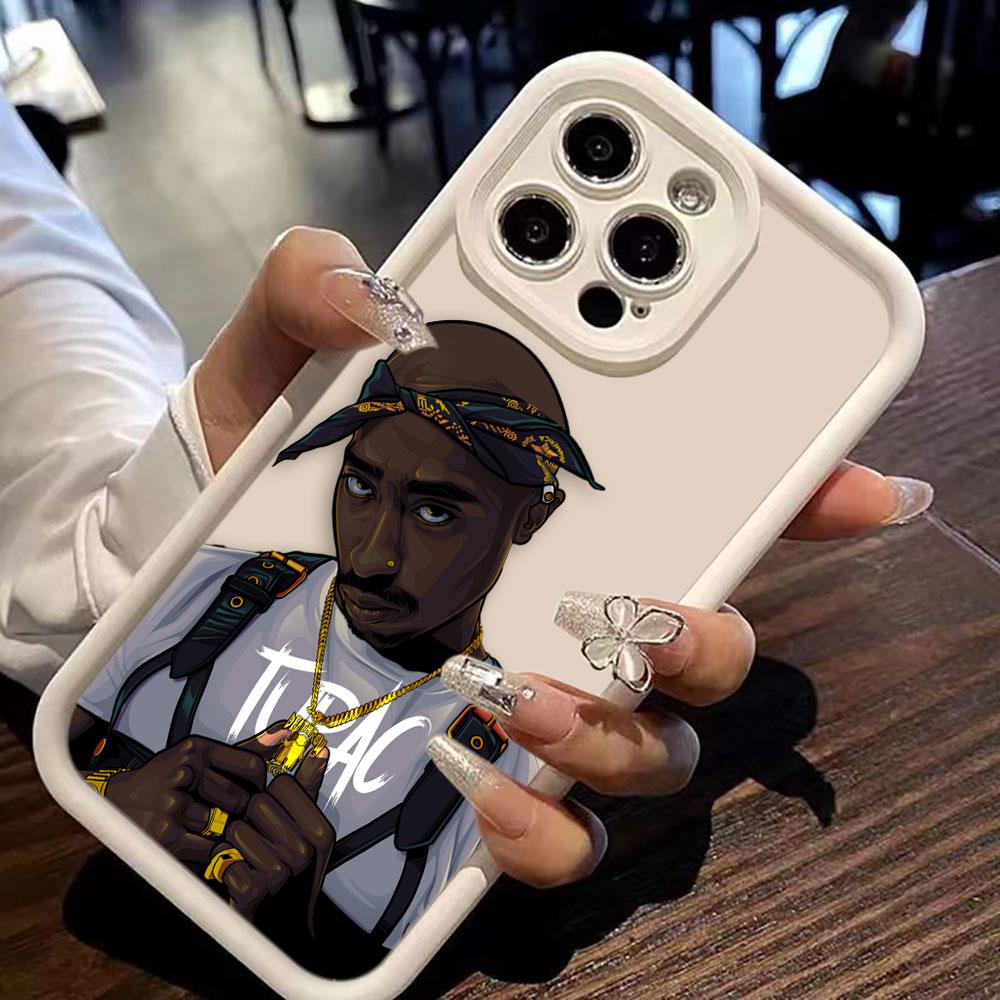 Rap 2pac-C T-Tupac Shakur Handyhülle Für HONOR X9D X9B X9A X8C X8B X8A X8 X7A X6A X7 X9 MAGIC 5 6 7 8 Y9 DIY Schale Hülle Abdeckung