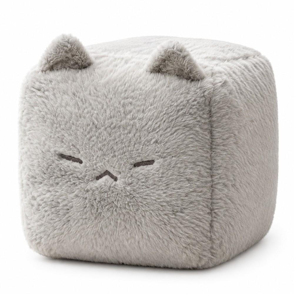 Plush Stinky Tofu Plush Toy Kawaii Cartoon Design Cat Plush Cushion Lying Cat Doll  Birthday Gift