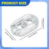 Box Cutter Opener Compact Mini Lightweight Paper Knife Utility for Stretch Wrap Banding