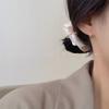 Korean design sense metal water drop ear hanging earrings women's French temperament niche high-end sense new trendy earrings exquisite