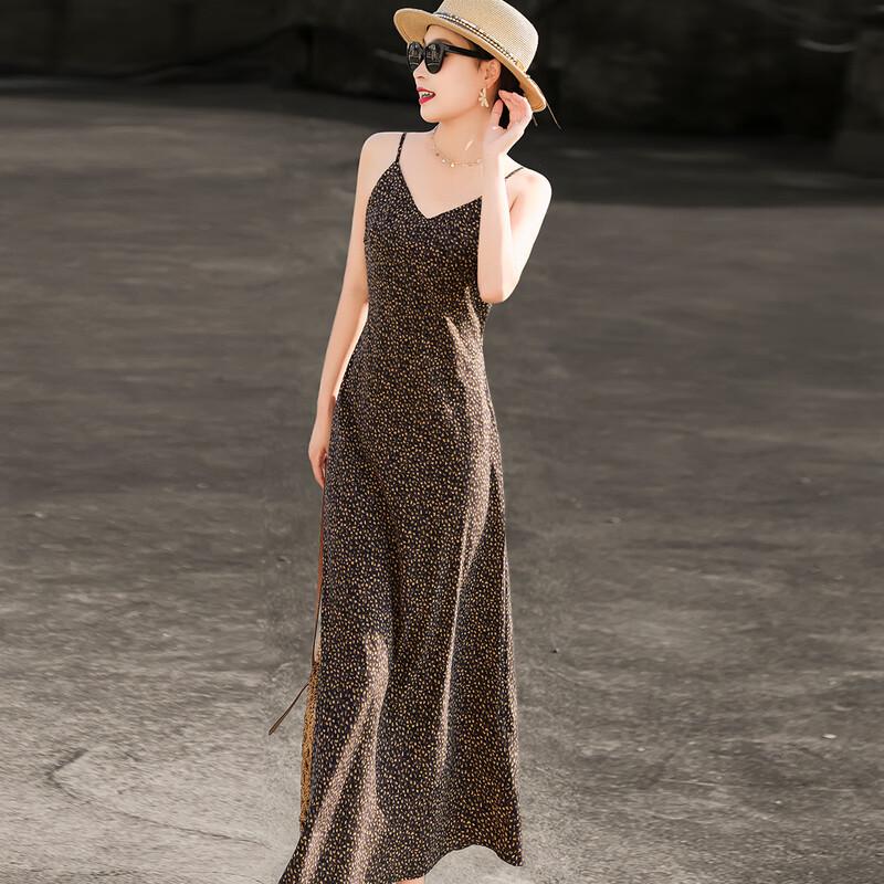 

Lanser Summer Polka Dot V-Neck Midi Dress XL