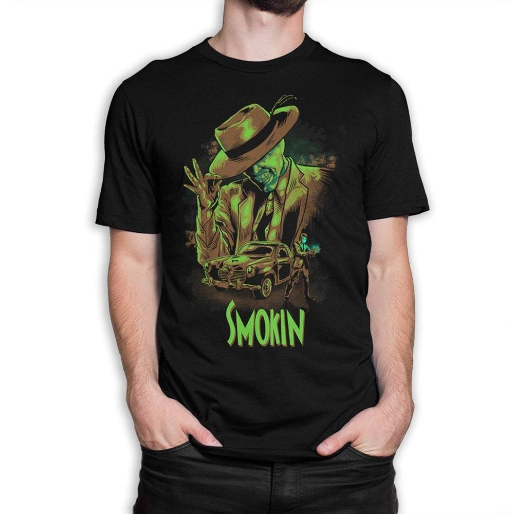Jim Carrey The Mask Smokin TShirt Men#039;s Women#039;s Sizes Unisex T-Shirt M