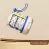 Large Capacity 4 Grids Pill Organizer Press Type Daily Pill Dispenser  Office