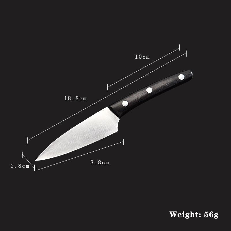 Stainless Steel Kitchen Knife Boning Knife Meat Fishing Sushi Knife Fruit Vegetables Cutter