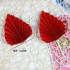 4PCS Paper Fan Cake Topper Gold Palm Leaf Birthday Party Cake Decoration Topper