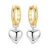 Color Separation Love Earrings Earrings Original Light Luxury High-end Earrings Women's Design Niche Earrings