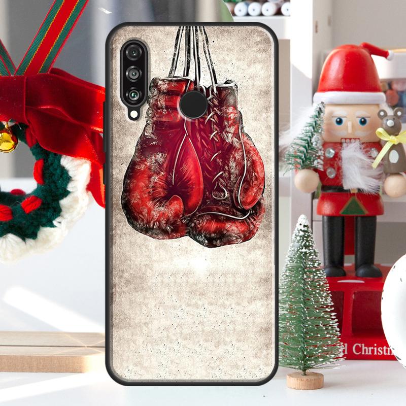 Boxing Gloves For Huawei Nova 7i 8i 11i 12i 12s Y73 Y70 Y90 Y60 Y72 Y61 Y91 9 10 SE P30 Pro P40 Lite Case