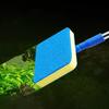 Gifts Long-handled Fish Tank Brush Double-Sided Adjustable Fish Tank Sponge Brush Retractable Sponge Cleaning Brushs