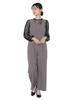 Beams Heart Women's Lace Jumpsuit In Grey and Black, One Size
