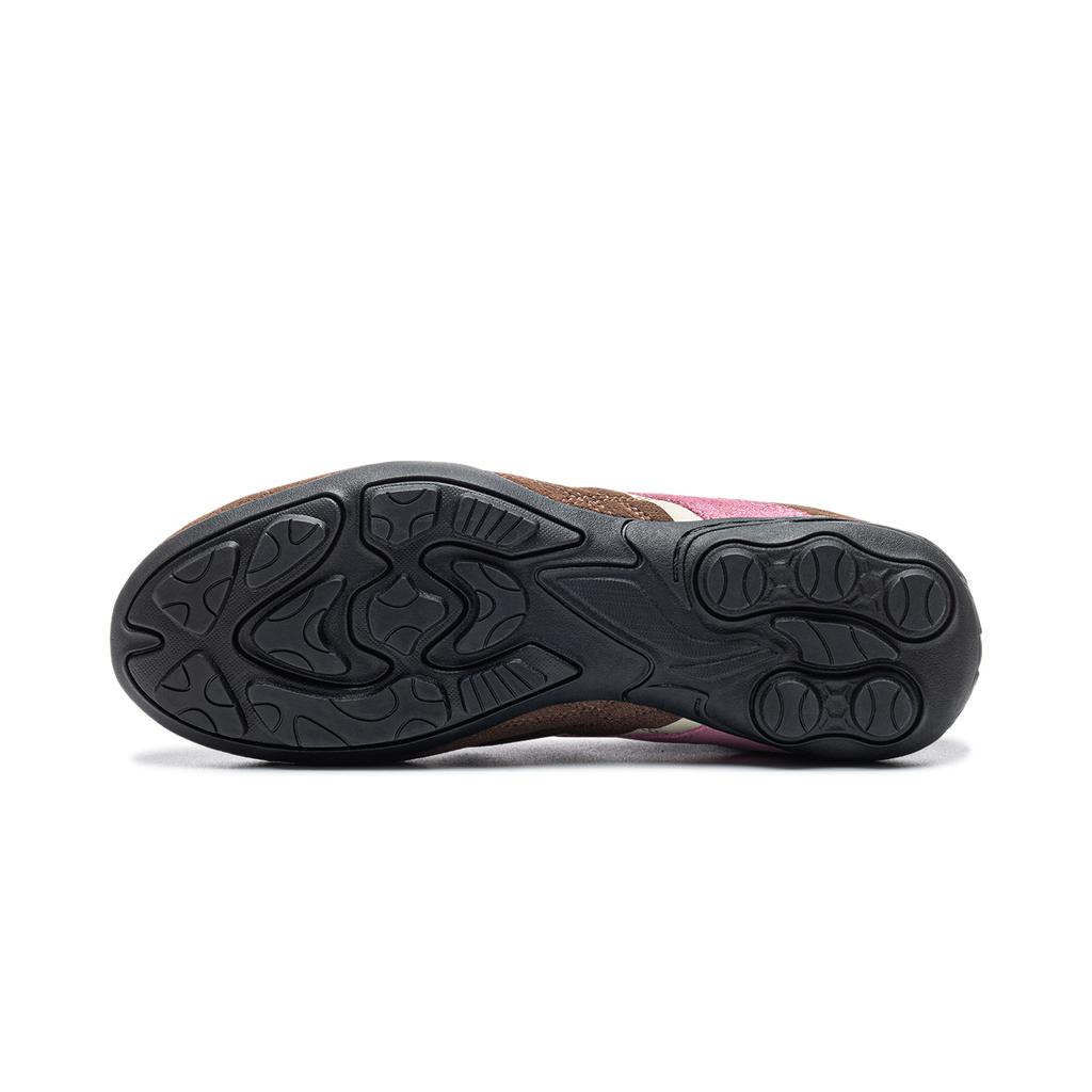 Sneakers Li-Ning Film Pulse2 Casual Shoes Women's Low-top Rich And Smooth Brown/Berry Pink