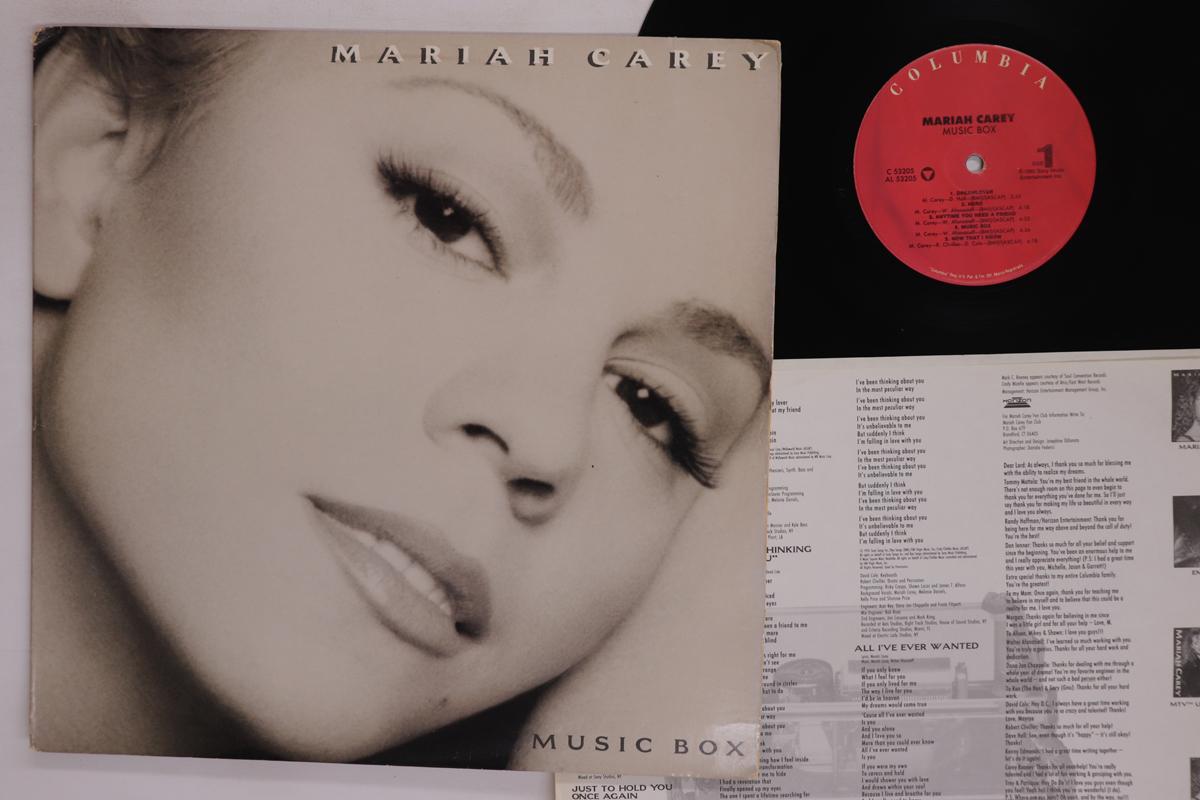 LP Record MARIAH CAREY  Music Box C53205 COLUMBIA 1993 US Rap  HipHopRB Used