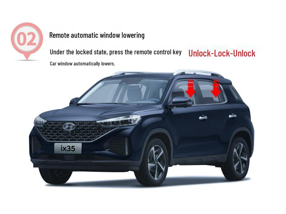Modern 18-22 ix35 One-Key Automatic Window Lifter: Car Glass Lift, Lock, and Close Modification.
